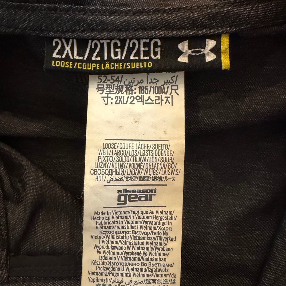 Under Armour Storm1 Durham Bulls Jacket Mens 2XL Gray Hooded Full Zip Rain Coat - Picture 3 of 12
